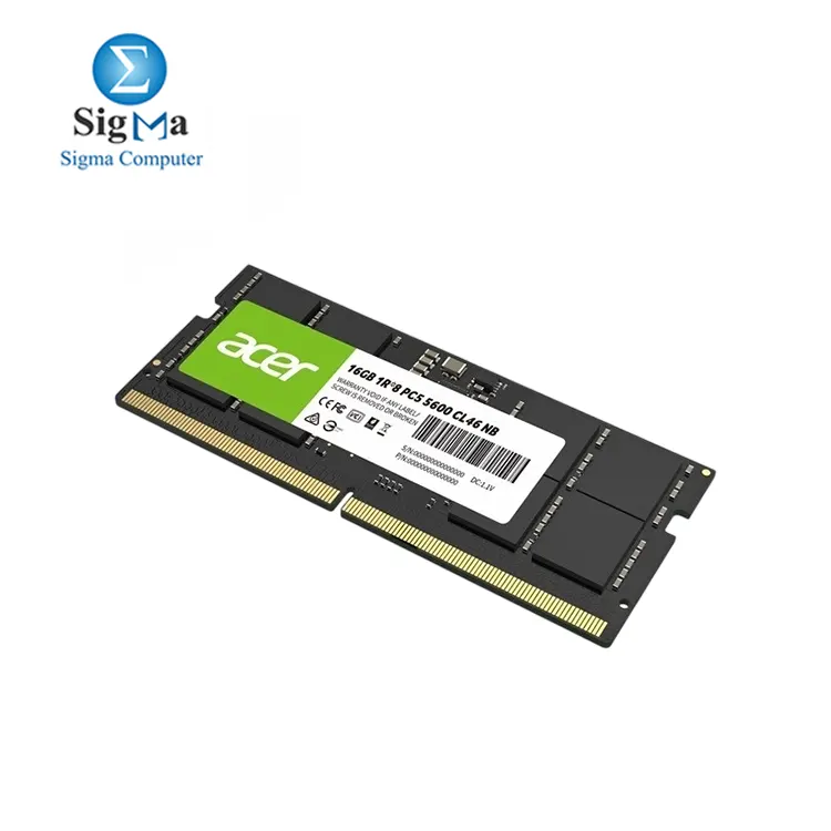 PNY MN16GSD54800-BLK – 16GB DDR5 4800MHz SO-DIMM, CL40, 1.1V, Non