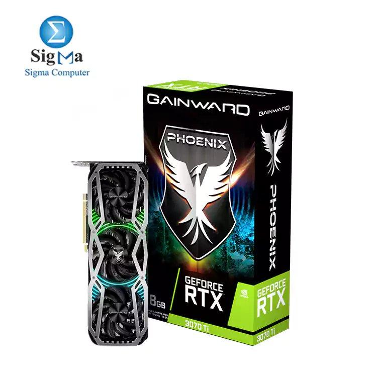 Gainward RTX 3070 Ti Phoenix, 8GB GDDR6X, 1770MHz Boost, 19Gbps