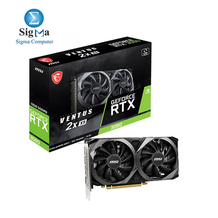 MSI RTX 3060 VENTUS 2X 12G PCI Express® Gen 4 - MSI | 16500