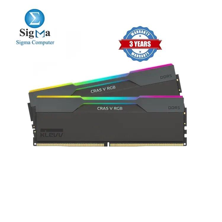 KLEVV CRAS V RGB DDR5 48GB (2x24GB) 6000MHz CL30 A-DIE 1.35V
