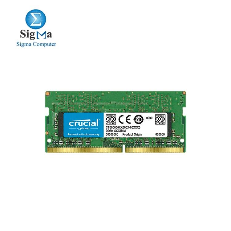 Crucial 16GB DDR4-2400 SODIMM LAPTOP - CRUCIAL | 1100 EGP (8% OFF