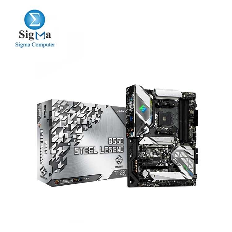Asrock B550 Steel Legend - asrock | 3250 EGP (7% OFF) | Sigma Computer