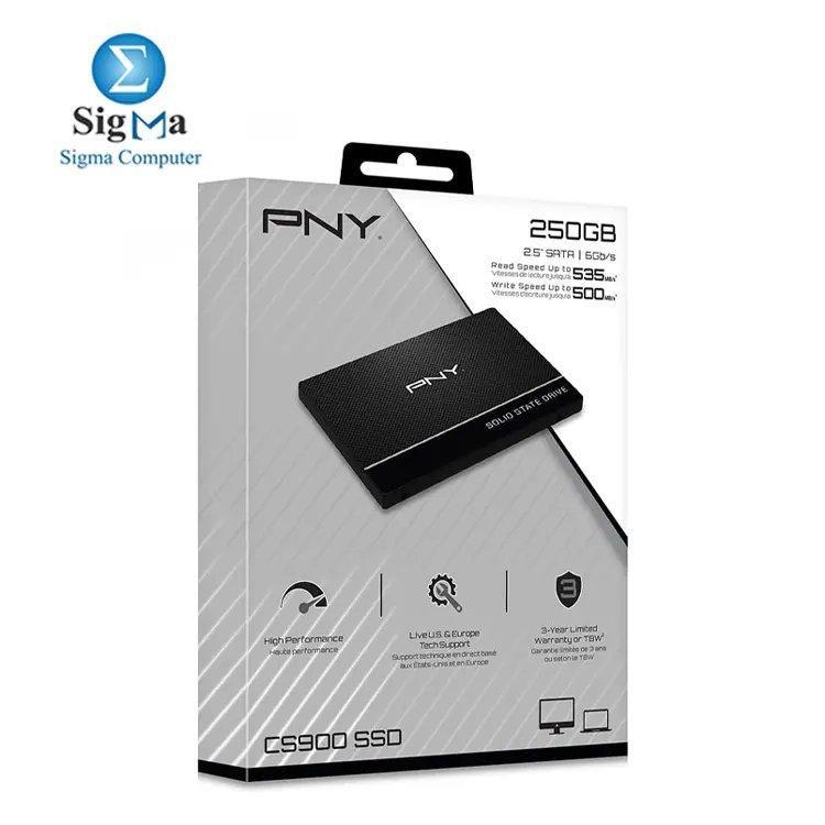 PNY CS900 250GB SATA III SSD – 2.5 form factor, up to 535MB/s read