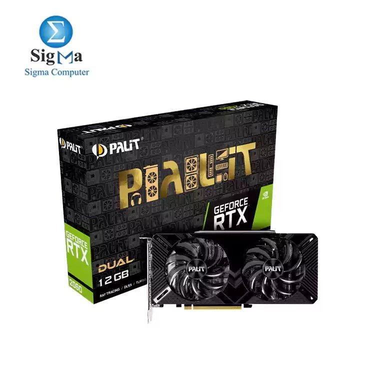 PALIT GeForce RTX™ 2060 Dual 12GB - Palit | 12499 EGP (3% OFF