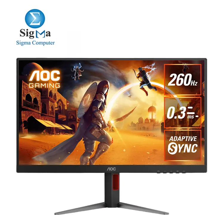 AOC Gaming Q27G4Z, 27-inch, QHD, 240/260Hz,HDR400, Super color, Fast IPS, 0.3ms, Stand Adjustments