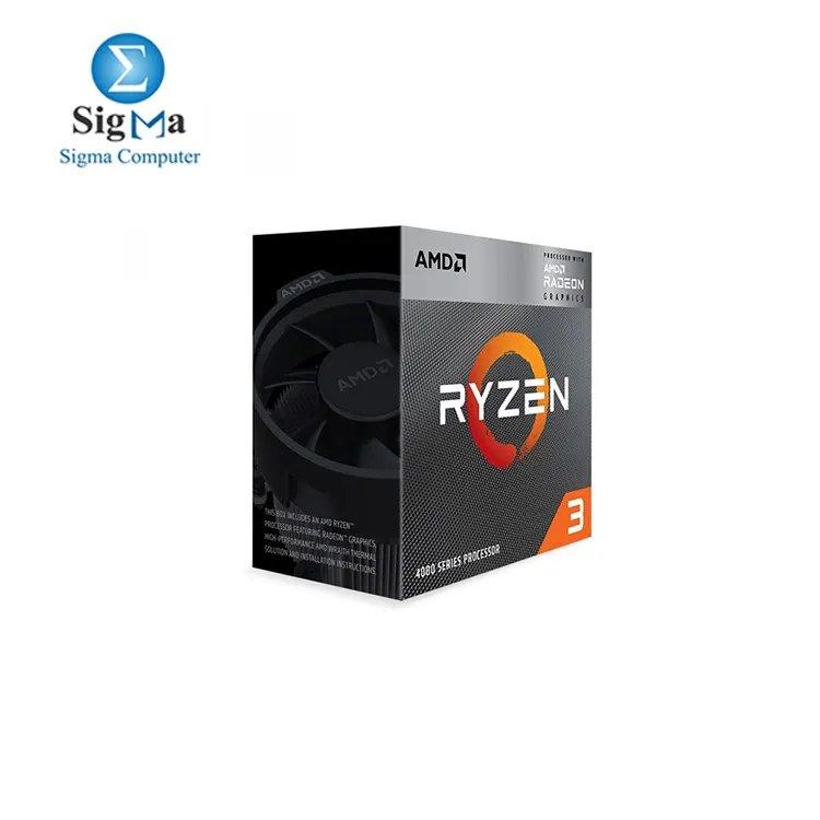 AMD Ryzen 3 4300G 4C 8T 3.8 4.0GHz Boost 6MB 45-65W AM4 Box With