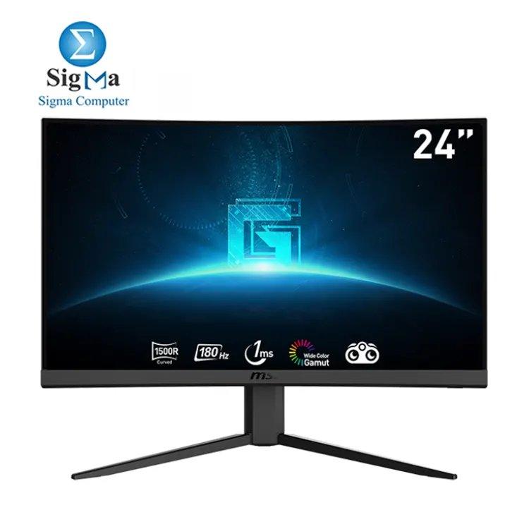 MSI Optix G24C4 E2 – 23.6-Inch FHD Curved VA, 180Hz, 1ms, Adaptive