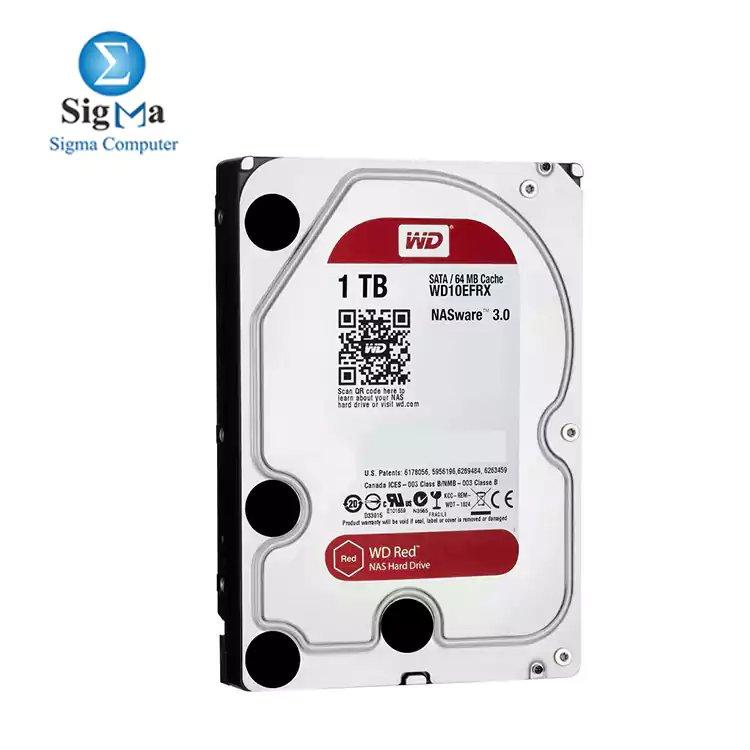 WD Red 1TB NAS Hard Disk Drive - 5400 RPM Class SATA 6Gb/s 64MB