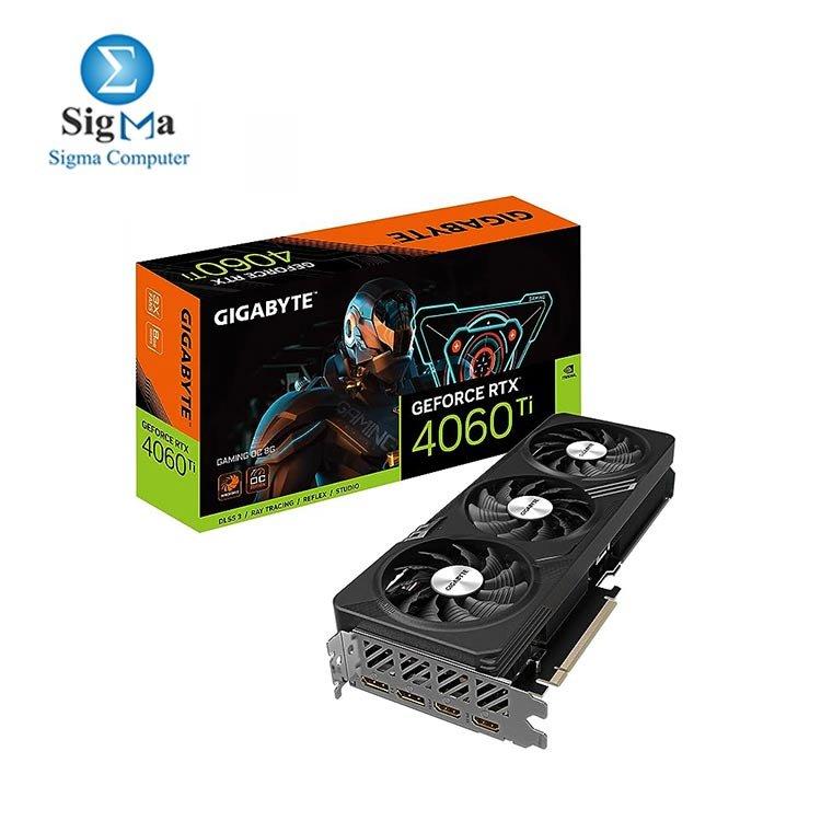 Gigabyte GeForce RTX 4060 TI Gaming OC 8GB Graphics Card - 8GB