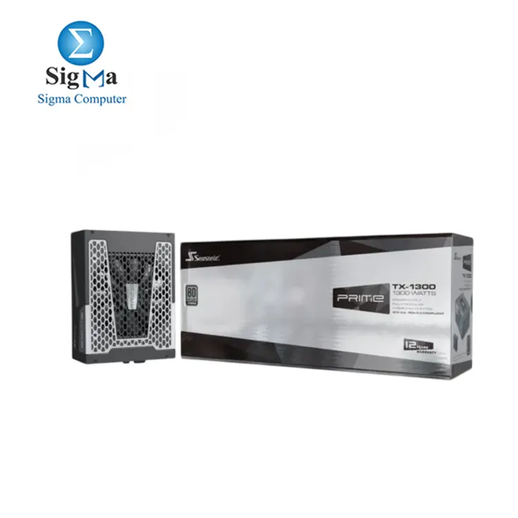 SEASONIC Prime TX-1300 1300W Atx 3.1 80 Plus Titanium Fully Modular Hybrid Fan