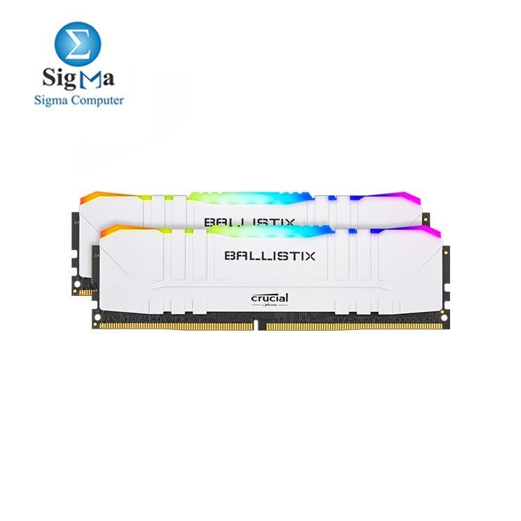 Crucial Ballistix RGB 16GB Kit (2 x 8GB) DDR4-3200 Desktop Gaming