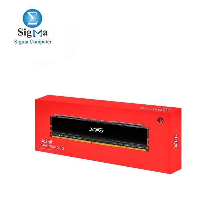 XPG GAMMIX D20 8G 3200Hz DDR4 MEMORY MODULE - XPG | 825 EGP (8