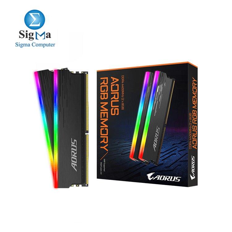 GIGABYTE-AORUS RGB Memory DDR4 16GB (2x8GB) 4400MHz - Gigabyte
