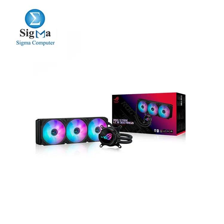 ROG Strix LC III 360 ARGB All-in-one CPU Liquid Cooler with 360 ...