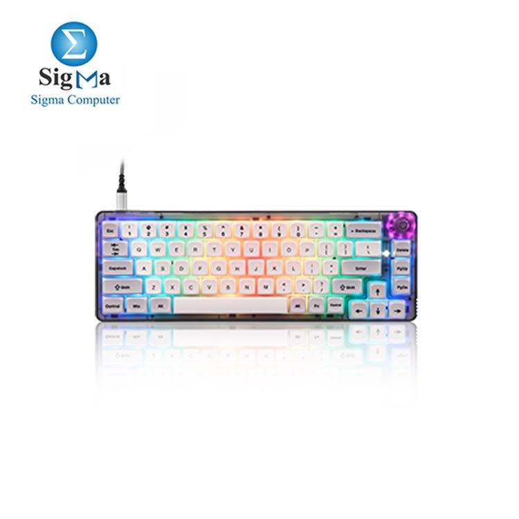Motospeed CK69 RGB mechanical keyboard Gateron Gpro Linear Red Switch ...