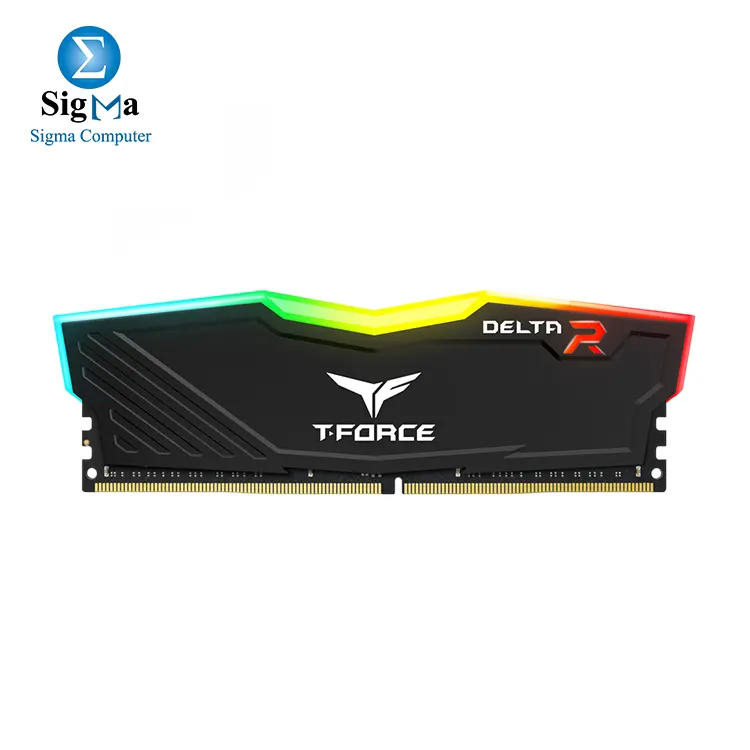 TEAM T-FORCE DELTA 16GB 3200HZ BLACK RGB - CL16-20-20-40