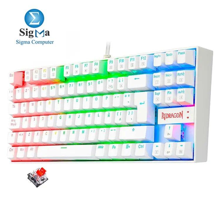 REDRAGON K552P-WR RGB WHITE RD SWITCH