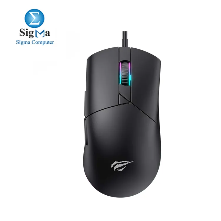 Havit Ms1038 RGB backlit Programmable gaming mouse 8000DPI